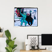 Green mr. poster (Heimbüro)