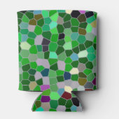 GREEN Multicolored Garden Pattern Dosenkühler (Rückseite)