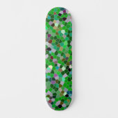 GREEN Multicolored Garden Pattern Skateboard (Vorderseite)