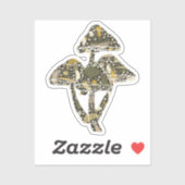 Green mushrooms aufkleber (Blatt)