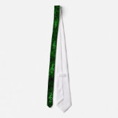 Green Musiknote Symbol Neck Tie Krawatte (Rückseite)