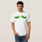 Green Mustache Irish Mustache T-Shirt (Vorne ganz)