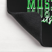 Green Mustang Pride School Srit Game Day Mustangs Mousepad (Ecke)