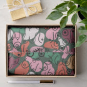 Green-Muster-Spaß Seidenpapier (Geschenk)