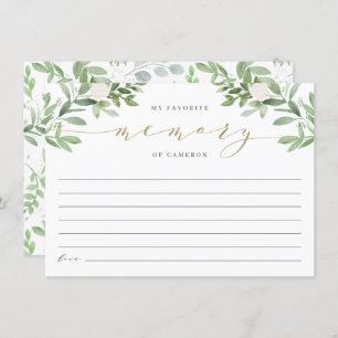 Green My Lieblings-Memory-Retirement-Party