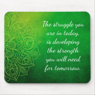 Green Mystical Mandala Inspiration Mouse Pad Mousepad