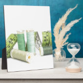 Green Nähkit und Fäden Fotoplatte (Seite)