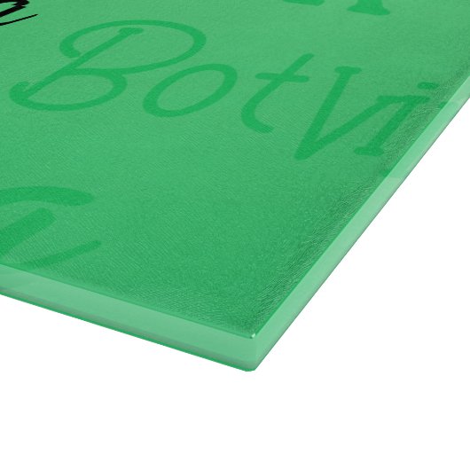 Green Name Challah Board Schneidebrett (Ecke)