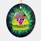 Green Nascar Keramikornament (Links)
