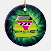 Green Nascar Keramikornament (Hinten)
