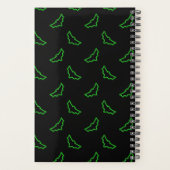 Green Neon Bats Planer (Rückseite)