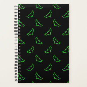 Green Neon Bats Planer