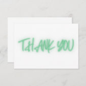 Green Neon Danke Ihnen Trendy (Vorne/Hinten)