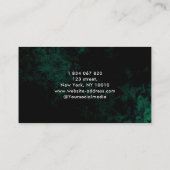 Green Neon Lawncare & Landscaping Visitenkarte (Rückseite)