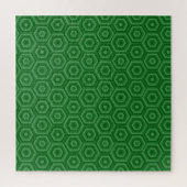 Green Nested Hexagons Jigsaw Puzzle (Vertikal)
