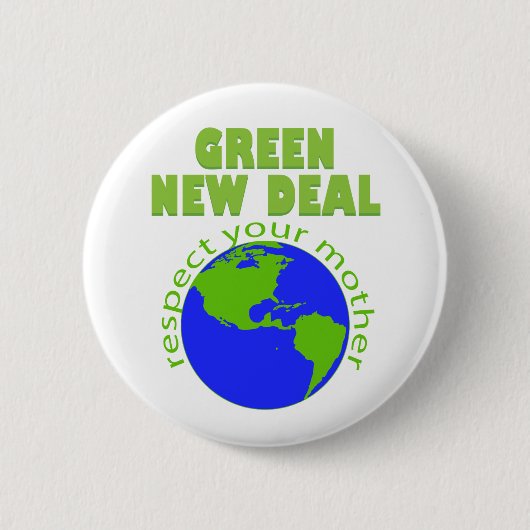 Green New Deal Button (Vorderseite)
