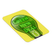 Green New Deal Light Bulb Magnet (Rechte Seite)