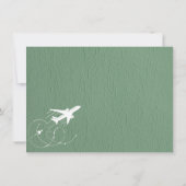 Green New York City Passport Dankeskarte (Rückseite)