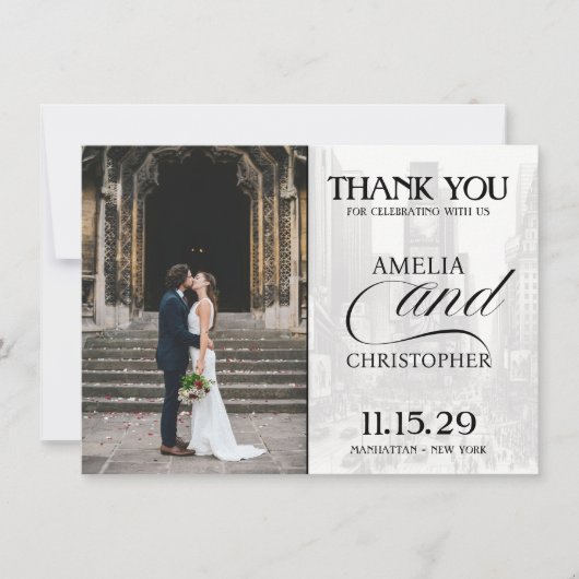 Green New York City Passport Dankeskarte (Vorderseite)