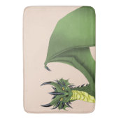 Green Niedlich Dragon Portrait Peach Badematte (Vorderseite Vertikal)