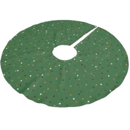 Green Niedlich Festivals Glitzern Glitzer Polyester Weihnachtsbaumdecke