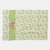 Green Niedlich Oaster Küchentuch Personalisiert (Horizontal)