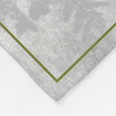 Green Niedlich Snowman Holiday Fleece Blanket (Ecke)