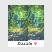 GREEN NIEDLICH STICKER (Blatt)