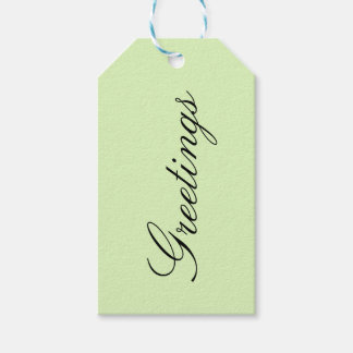 Green no.1, Lime Green, Pastel Green, Gift-Tag Geschenkanhänger