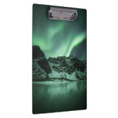 Green Northern Lights Norwegen Klemmbrett (Rechts)