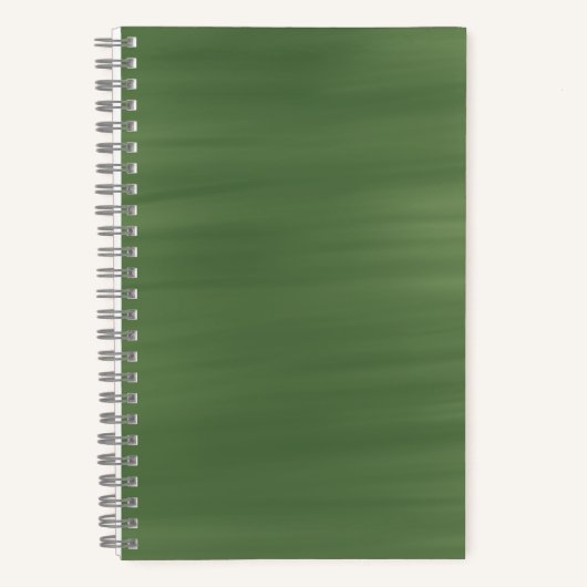 Green Notebook– Stylish Journa Notizblock (Vorderseite)