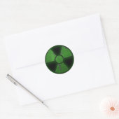 Green Nuke Runder Aufkleber (Umschlag)
