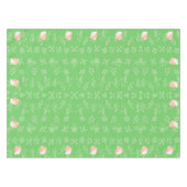 Green Oaster Bunny Tableclout Tischdecke (Vorderseite (Horizontal))