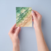 Green Ocean Beach Party Saison Sommer Flyer (Gruppe)