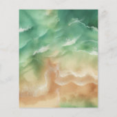 Green Ocean Beach Party Saison Sommer Flyer (Hinten)