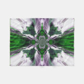 Green Ocean Cascade Fleece Baby Blanket (Vorderseite (Horizontal))