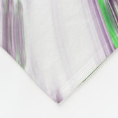Green Ocean Cascade Fleece Baby Blanket (Ecke)