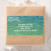 Green Ocean Water zwei Adressetiketten (Insitu)