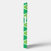 Green Ogee Geometric Christmas Mitte des Jahrhunde Case-Mate iPhone Hülle (Rückseite / Rechts)