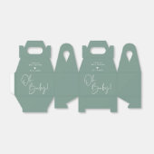 Green Oh Baby Modern Boho Babydusche Geschenkschachtel (Ungefaltet)