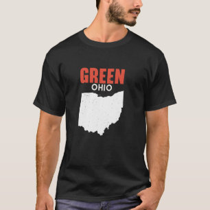 GREEN Ohio USA Staat America Travel Ohioan T-Shirt