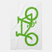 Green Öko Bicycle Geschirrtuch (Vertikal)
