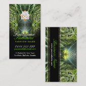 Green Öko Fantasy Art Business Cards Visitenkarte (Vorne/Hinten)