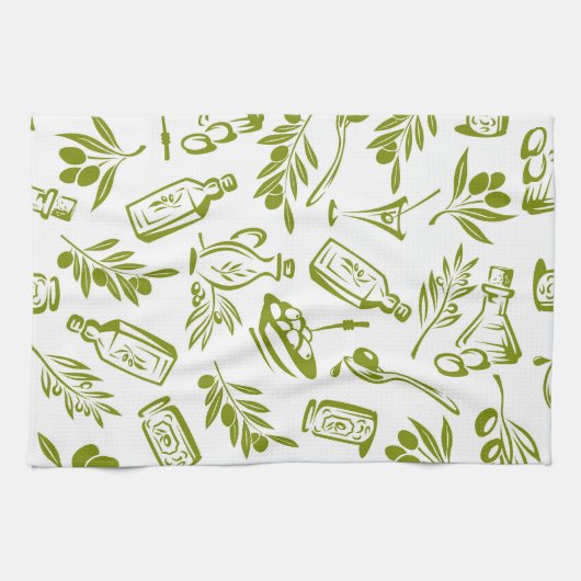 Green Olive Oil Geschirrtuch (Horizontal)