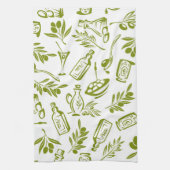 Green Olive Oil Geschirrtuch (Vertikal)