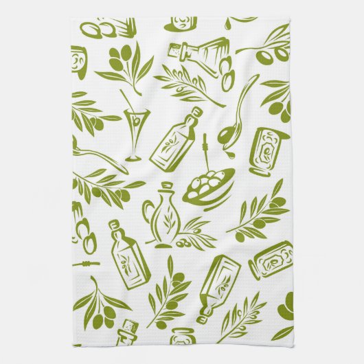 Green Olive Oil Geschirrtuch (Vertikal)