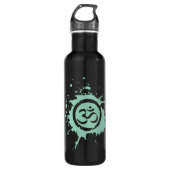 Green Om Bio Planet Aluminium Edelstahlflasche (Vorderseite)