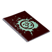 Green Om Bio Planet Notebook Journal Notizblock (Rechte Seite)