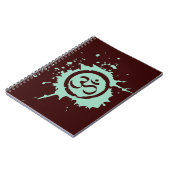 Green Om Bio Planet Notebook Journal Notizblock (Linke Seite)