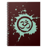 Green Om Bio Planet Notebook Journal Notizblock (Vorderseite)